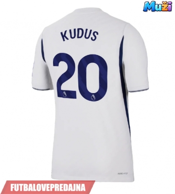 Lacne Muži Futbalové dres Tottenham Hotspur Mohammed Kudus #20 2026-27 Krátky Rukáv - Domáci